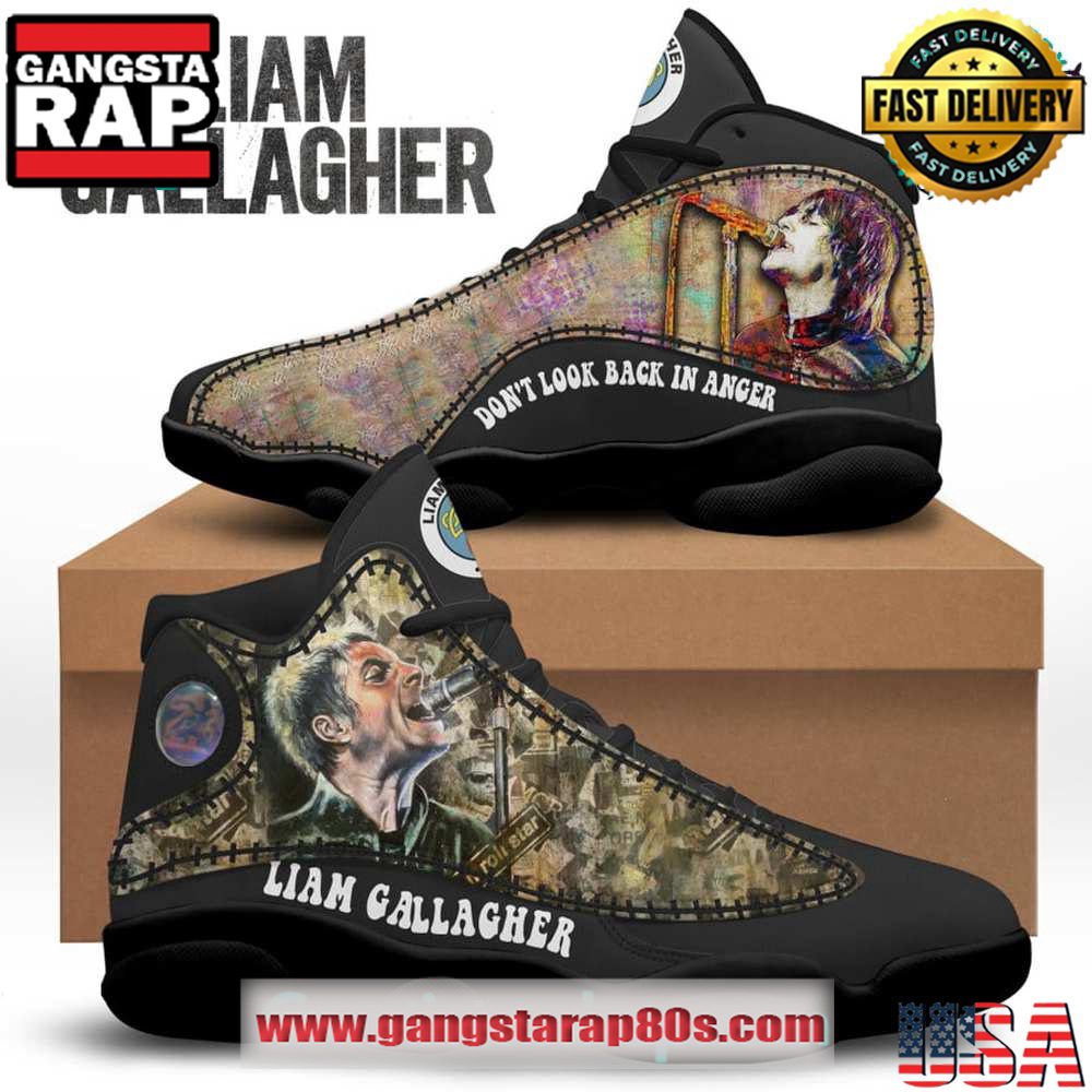 Liam Gallagher Dont Look Back In Anger Air Jordan 13 Sneakers Shoess Liam Gallagher Dont Look Back In Anger Air Jordan 13 Sneakers Shoess
