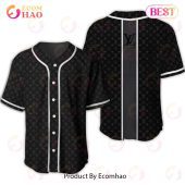 Louis Vuitton Black White Mix Logo Luxury Brand Jersey Limited Edition
