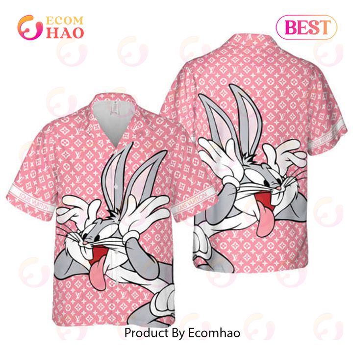 Looney Tunes Cartoon Cute Bugs Bunny LV Louis Vuitton Hawaiian Shirts Looney Tunes Cartoon Cute Bugs Bunny LV Louis Vuitton Hawaiian Shirts