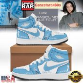 Lorde Ultrasound World Tour Virgin Custom Name Air Jordan 1 Sneakers Shoes