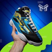 Los Angeles Chargers Air Jordan 13,Nfl White Black J13 Shoes