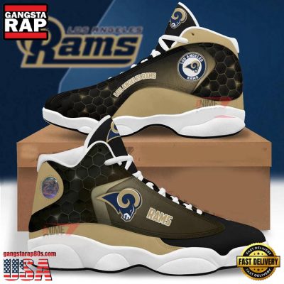NFL Los Angeles Rams New Design Air Jordan 13 Running Sneakers Shoes