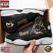 NFL Los Angeles Rams New Design Air Jordan 13 Running Sneakers Shoes