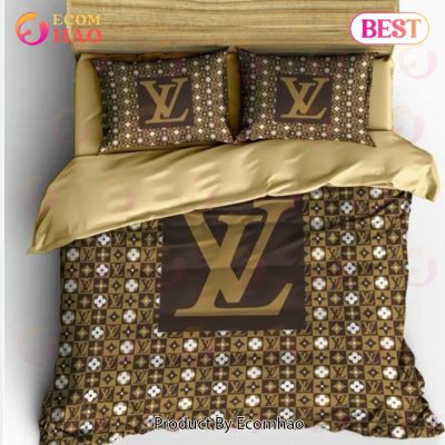 Louis Vuitton Amazing Luxury Fashion Brand Bedding Sets Bedspread Duvet Cover Set