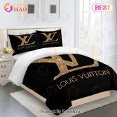 Louis Vuitton Fashion Logo Limited Luxury Brand 14 Bedding Sets Duvet Bedroom Idea Bed Linen Bedspread Sheets Bedclothes Blankets Home Decor Covers