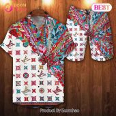 Louis Vuitton Logo Pattern Unique Hot Trend Summer 2023 LV Hawaiian Shirt And Shorts