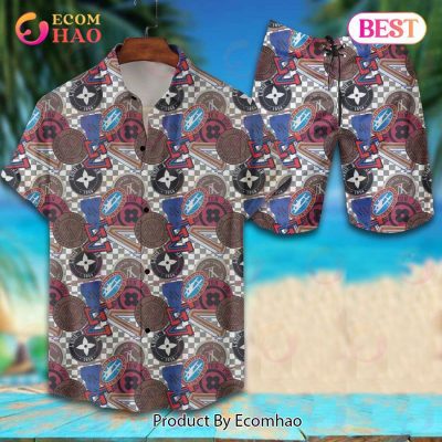 Louis Vuitton Full Printing Pattern LV Hawaiian Shirt And Shorts