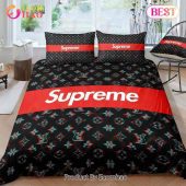 Louis Vuitton Supreme Luxury Premium Bedding Setsbed Sets Bedroom Sets Comforter Sets Duvet Cover Bedspread