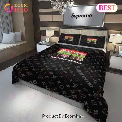 Louis Vuitton Supreme Tmnt Teenage Mutant Ninja Turtles Luxury Brand Bedding Set For Bedroom Luxury Bedspread Duvet Cover Set With Pillowcases Home Decoration