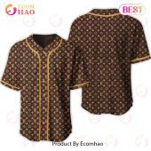 Louis Vuitton Dark Brown Color Luxury Brand Jersey Limited Edition