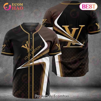 Louis Vuitton Brown Mix Black Luxury Brand Jersey Limited Edition