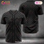 Louis Vuitton Full Black Color Luxury Brand Jersey Limited Edition