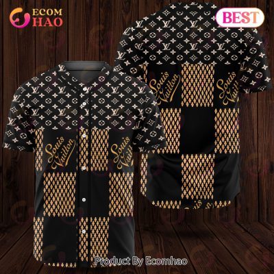 Louis Vuitton Square Pattern Luxury Brand Jersey Limited Edition