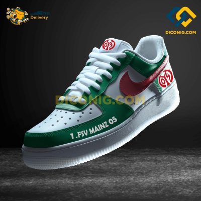 Mainz 05 Custom Shoes Green Bundesliga Air Force 1 DICONIG FASHION