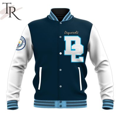 Manchester City Premium Dsquared2 Baseball Jacket