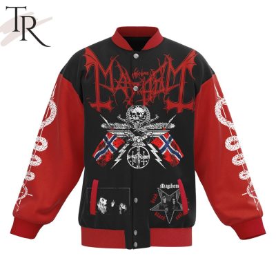 Mayhem - De Mysteriis Dom Sathanas Baseball Jacket