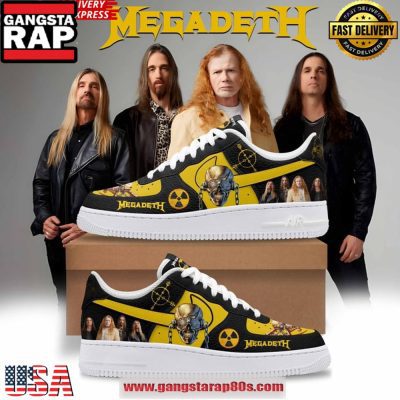 Megadeth Band Limited Edtion Air Force 1 Sneaker Sneakers Shoes
