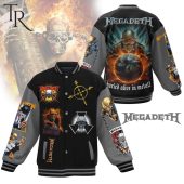 Megadeth Buried Alive In Metal Baseball Jacket Selfie Expert - demo10