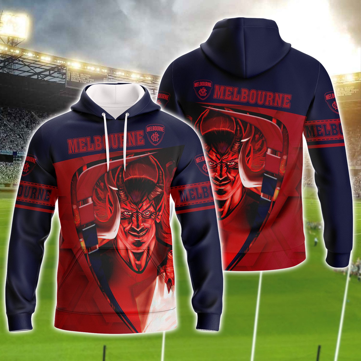 Melbourne Demons | Demons Melbourne Football Club 3D Shirts Tad 01 Melbourne Demons | Demons Melbourne Football Club 3D Shirts Tad 01
