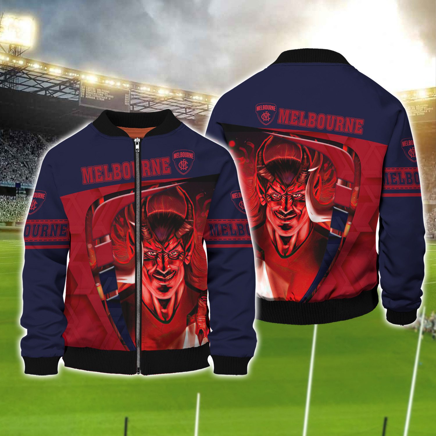 Melbourne Demons | Demons Melbourne Football Club 3D Shirts Tad 01 Melbourne Demons | Demons Melbourne Football Club 3D Shirts Tad 01