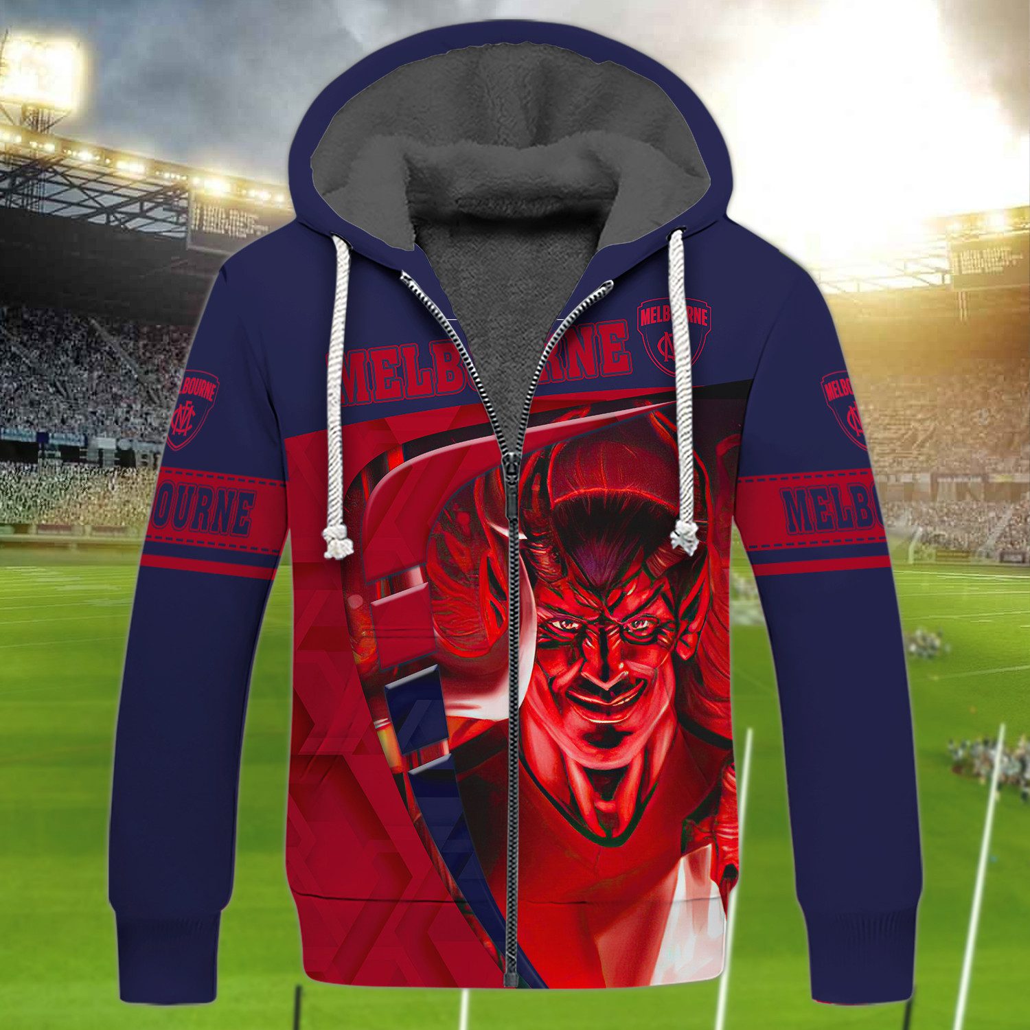 Melbourne Demons | Demons Melbourne Football Club 3D Shirts Tad 01 Melbourne Demons | Demons Melbourne Football Club 3D Shirts Tad 01