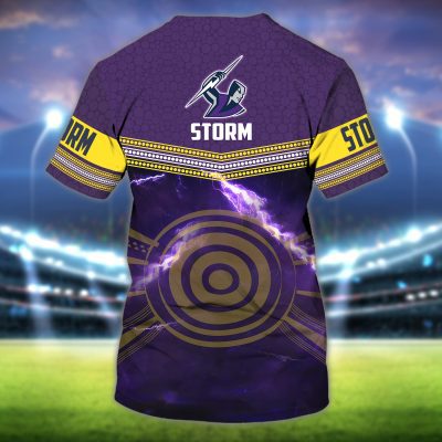 Melbourne Storm NRL Personalized Name 3D Tshirt