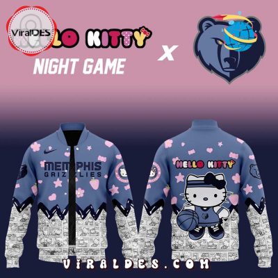 Memphis Grizzlies NBA Hello Kitty Night Game Baseball Jacket
