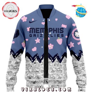 Memphis Grizzlies NBA Hello Kitty Night Game Baseball Jacket