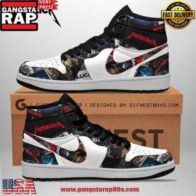 Metallica M72 Limited Edition Air Jordan 1 Sneakers Shoes