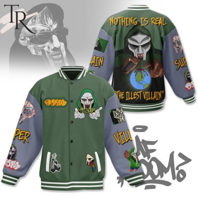 MF DOOM Nothing Is Real The Illest Villain Baseball Jacket