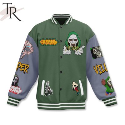 MF DOOM Nothing Is Real The Illest Villain Baseball Jacket