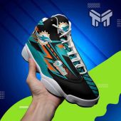 Miami Dolphins Air Jordan 13nfl White Black J13 Shoes.jpg - demo10