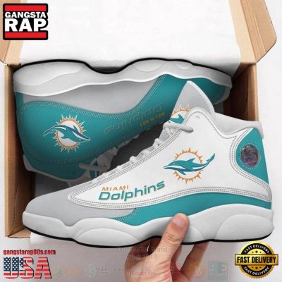 NFL Miami Dolphins Football Air Jordan 13 Shoes