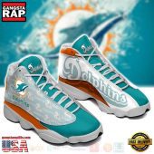 NFL Miami Dolphins Air Jordan 13 Shoes 2