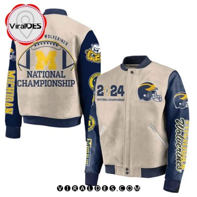Michigan Wolverines 2023 National Champions Baseball Jacket Limited