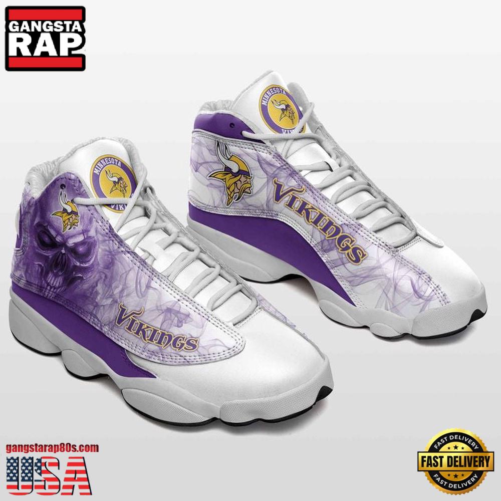 NFL Minnesota Vikings Air Jordan 13 Shoes NFL Minnesota Vikings Air Jordan 13 Shoes
