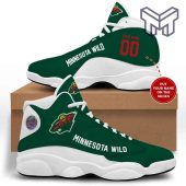 Minnesota Wild Air Jordan 13nhl Retro White Black J13 Shoes Custom Shoes 1.jpg - demo10