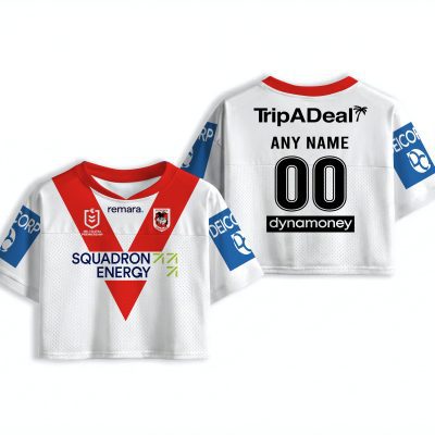 Penrith Panthers NRL AOP Mesh Football Crop Top 2026 Jersey  Personalized name and number