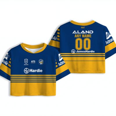 Penrith Panthers NRL AOP Mesh Football Crop Top 2026 Jersey  Personalized name and number