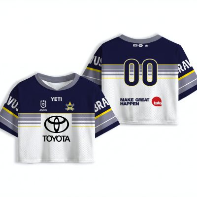 Penrith Panthers NRL AOP Mesh Football Crop Top 2026 Jersey  Personalized name and number