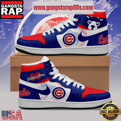 MLB Chicago Cubs Unique Design Custom Name Air Jordan 1 Shoes Running Sneakers