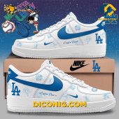 MLB Los Angeles Dodgers Custom Shoes One Piece Air Force 1 DICONIG FASHION