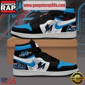 Mlb Miami Marlins Unique Design Custom Name Air Jordan 1 Shoes Running Sneakers2465.jpg - demo10