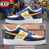 MLB Milwaukee Brewers x Nike Special Edition Custom Air Force 1 Sneakers Shoes
