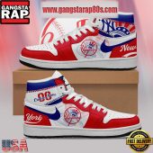 MLB New York Yankees Unique Design Custom Name Air Jordan 1 Shoes Running Sneakers