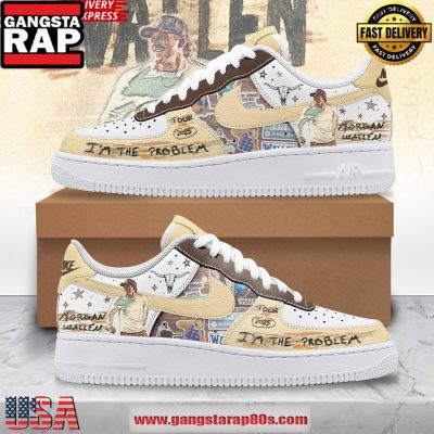 Morgan Wallen I'm The Problem Tour Air Force 1 Running Sneakers Shoes