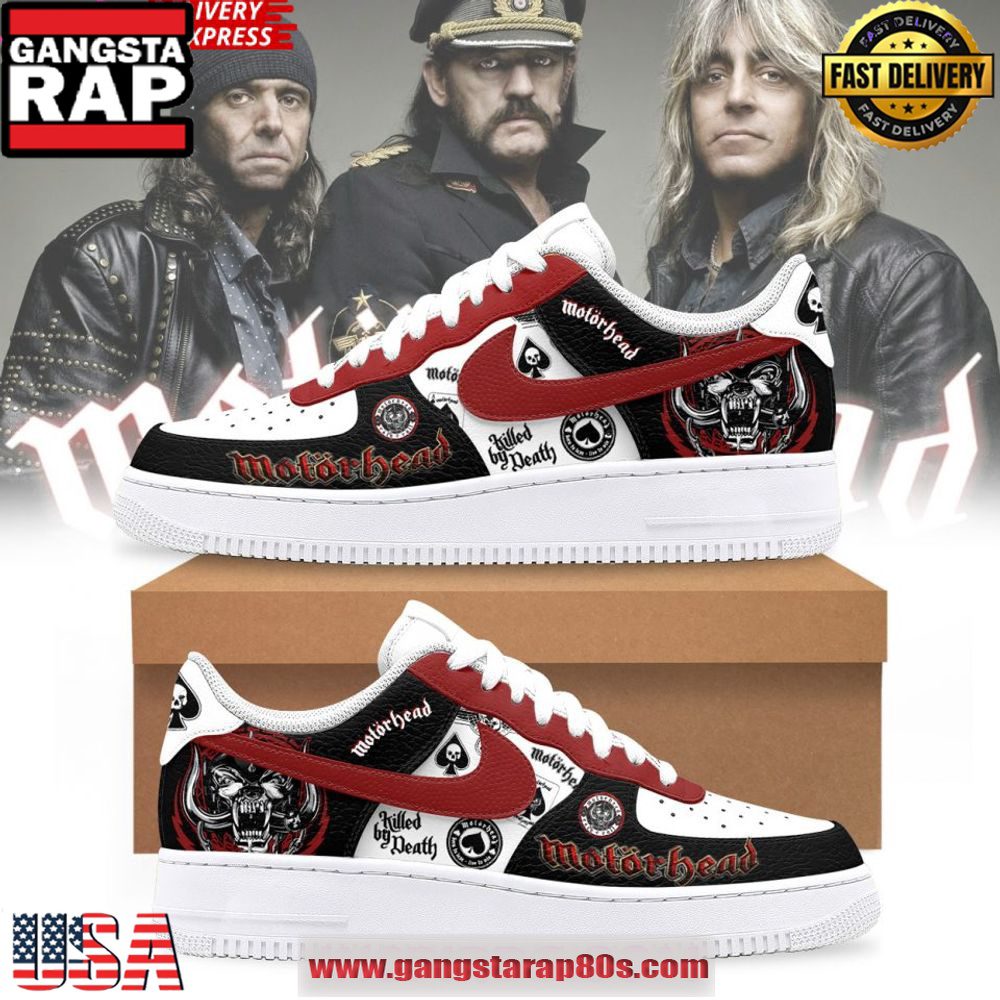 Motorhead Band Limited Edition Air Force 1 Shoes Running Sneakers Motorhead Band Limited Edition Air Force 1 Shoes Running Sneakers