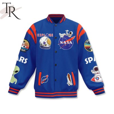 Nasa Per Aspera Ad Astra For The Benefit Of All Baseball Jacket