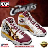 NBA Cleveland Cavaliers Wine Gold Limited Air Jordan 13 Shoes Running Sneakers