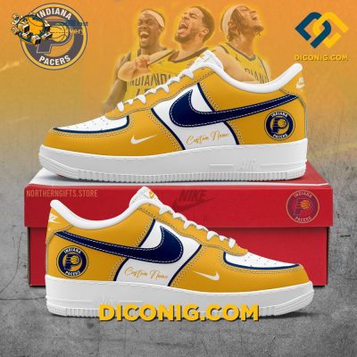 NBA Indiana Pacers Air Force 1 Custom Shoes DICONIG FASHION